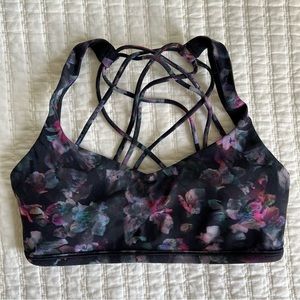 lululemon Free to be Strappy Sports Bra | Floral